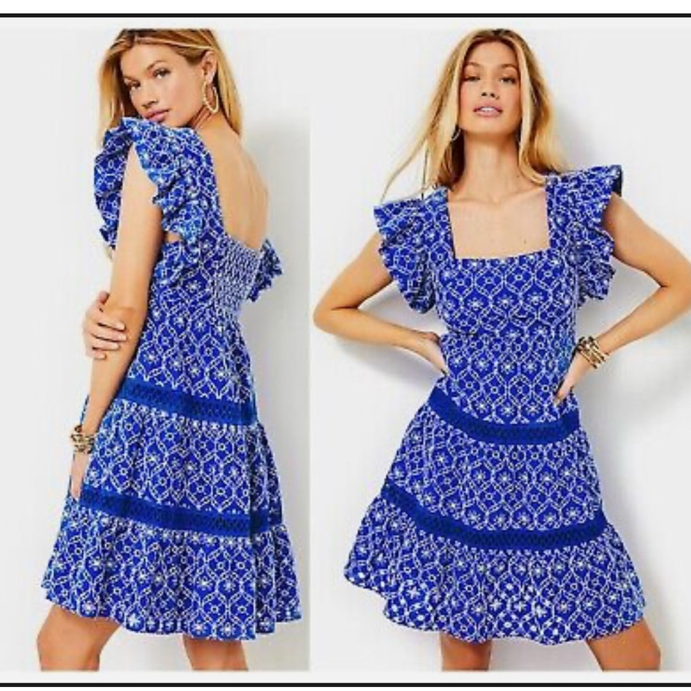 Lilly Pulitzer SOLD OUT Morrie Dress with Puffy Sleeves